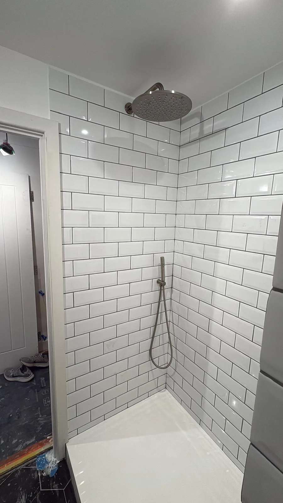 New luxury bathroom installation