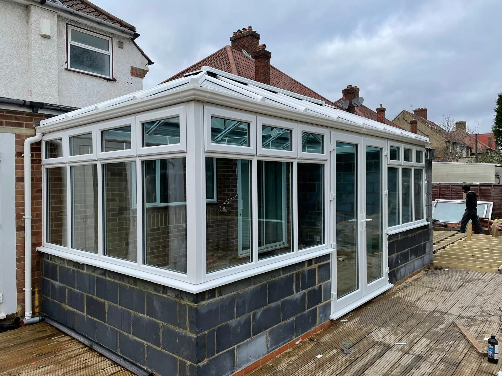 Large luxury upvcx white Conservatory project gallery