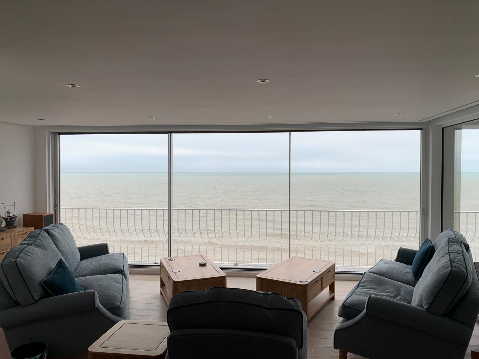 Beautiful view trhough a sliding door