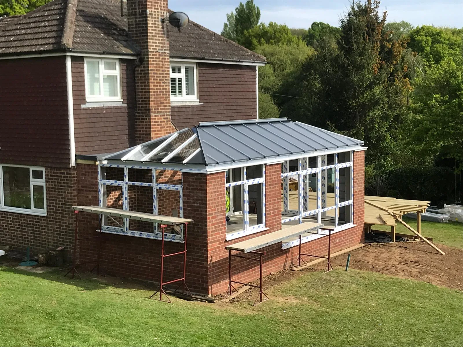 New luxury Conservatory installation